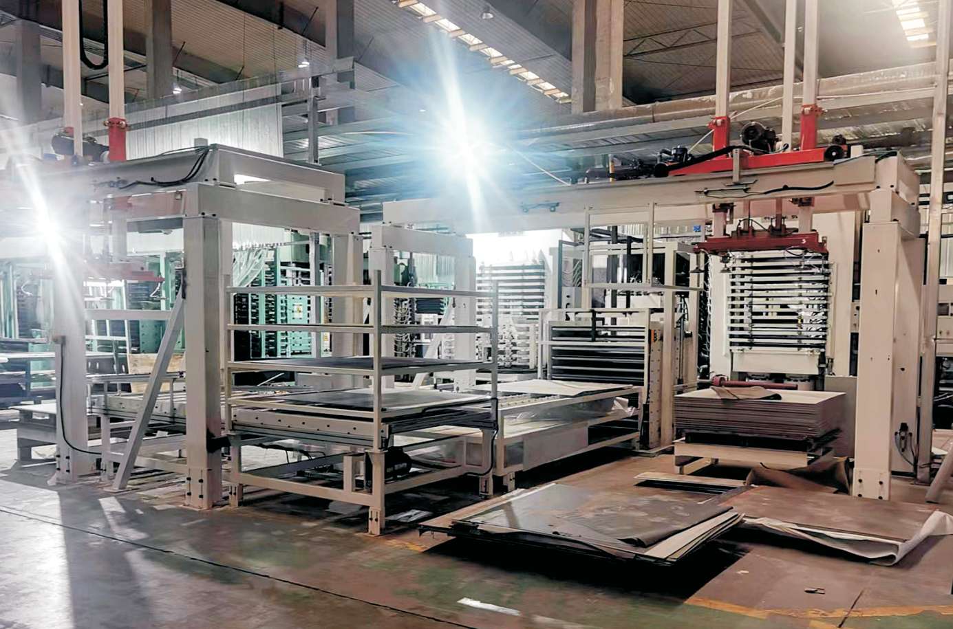 LVT Flooring Hot Press Line