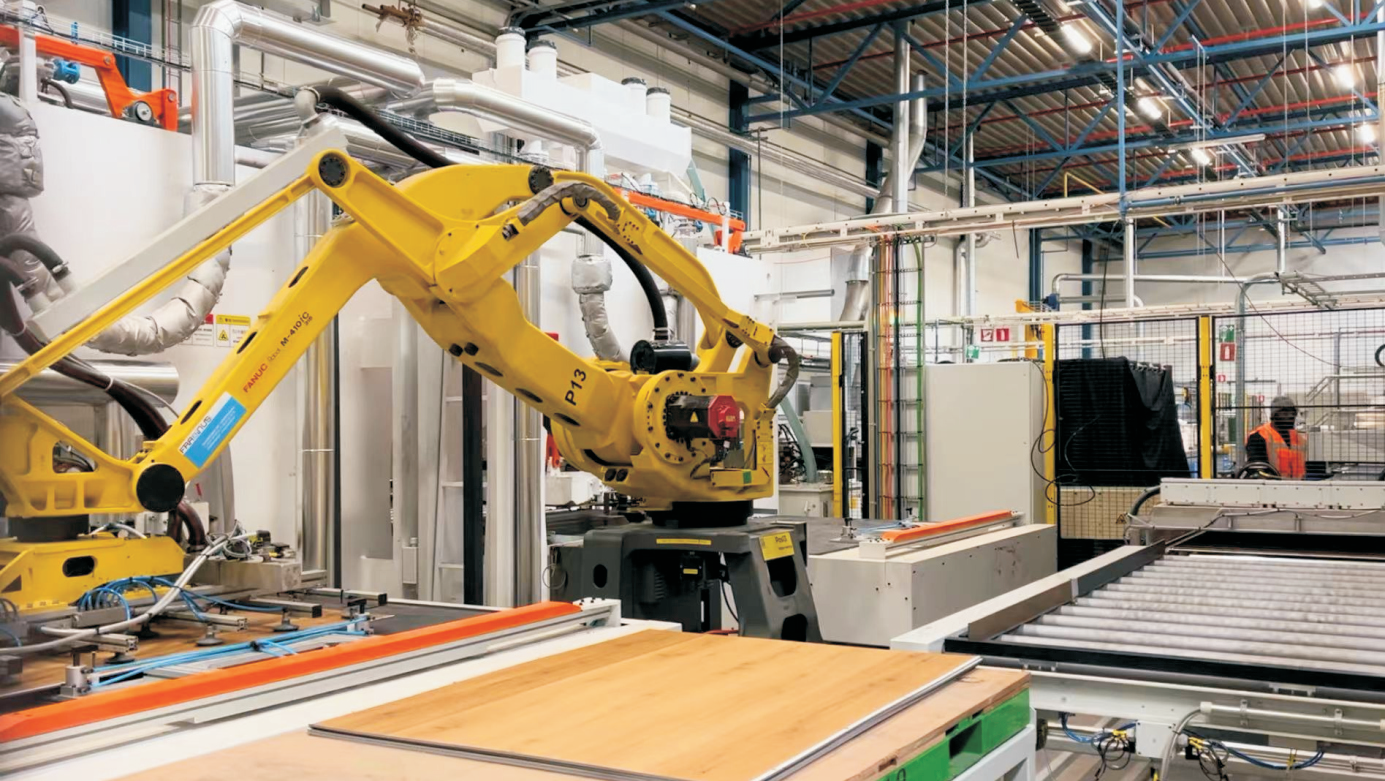 Robot automatic feeding system