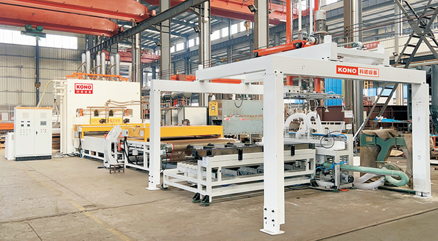  SPC Bevel Press Flooring Production Line 