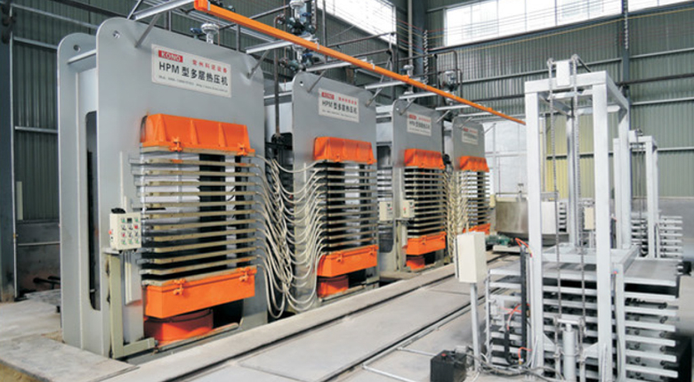 PVC Plastics Flooring Hot Press Unit