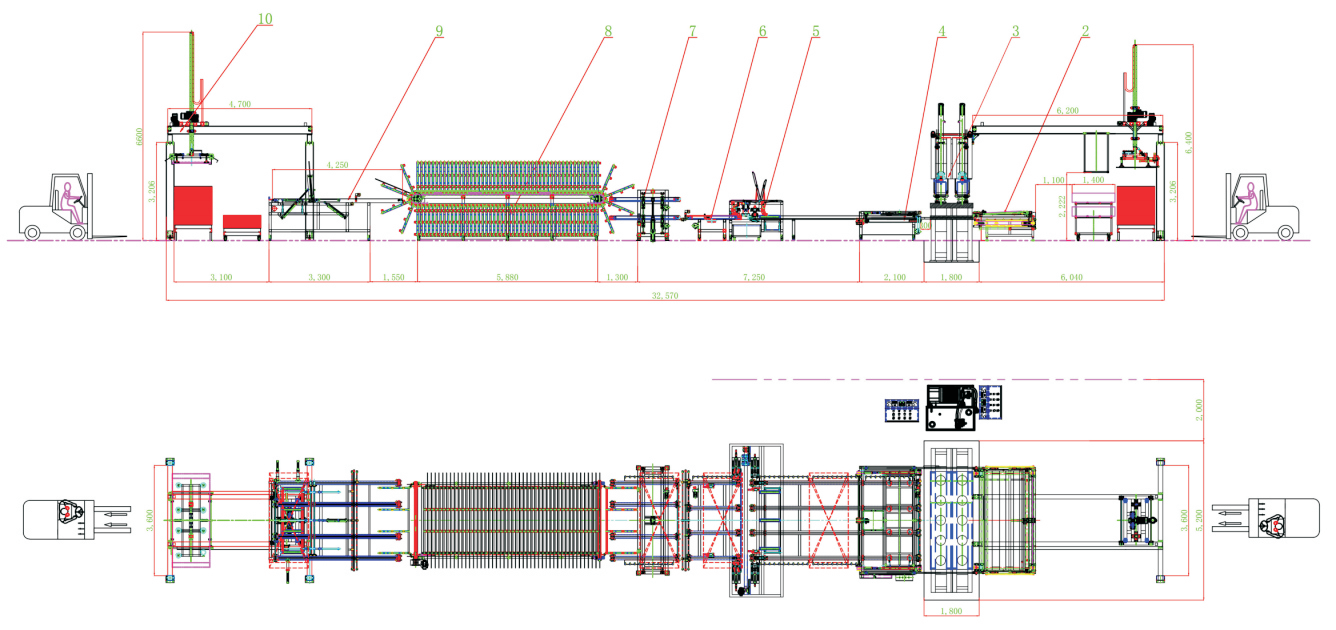 Short-cycle Laminating Press Layout Plan