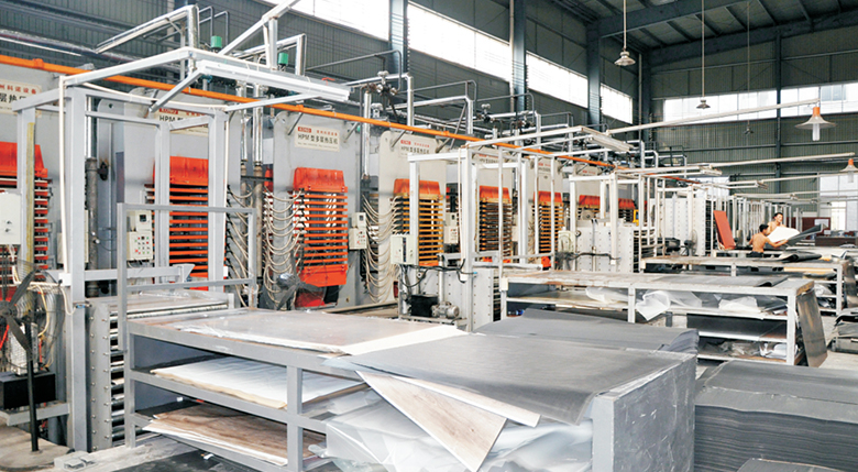  LVT Flooring Hot Press Line 
